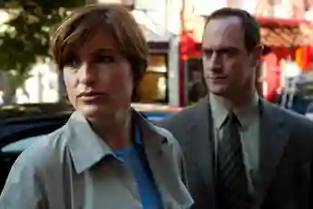 Mariska Hargitay und Christopher Meloni in ihren Rollen „Benson“ und „Stabler“ für „Law & Order: SVU“