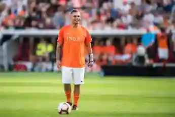 Pietro Lombardi bei einem Charity-Fußballspiel 2019