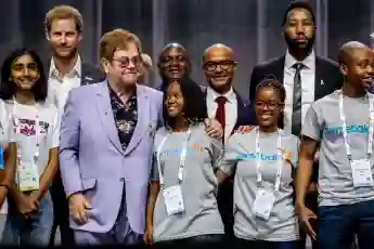 Prinz Harry und Elton John auf Aids-Konferenz