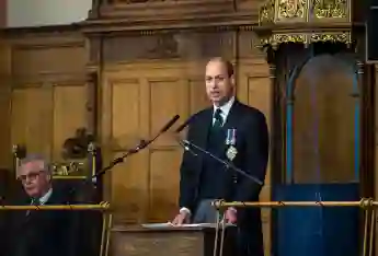 Prinz William spricht bei einer Rede in Edinburgh über den Tod von Lady Diana