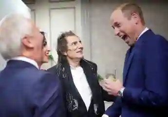 Sally Wood, Ronnie Wood und Prinz William