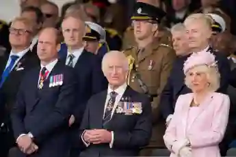 Prinz William, König Charles und Königin Camilla