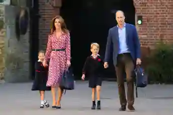 Prinzessin Charlotte, Herzogin Kate, Prinz George, Prinz William