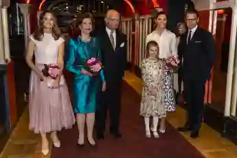Prinzessin Sofia, Königin Silvia, König Carl Gustaf, Prinzessin Estelle, Prinzessin Victoria, Prinz Daniel