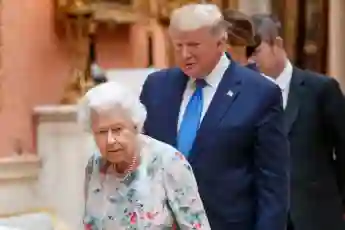 Queen und Donald Trump