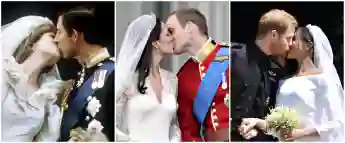 Die britischen Royals an ihren Hochzeiten