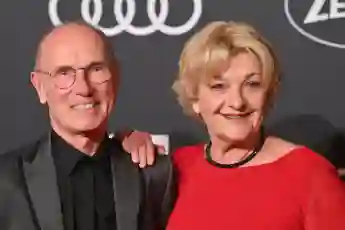 Saskia Vester und ihr Mann Robert Flörke bei einem Event 2021