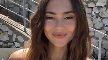 Stefanie Giesinger capri weisser bikini