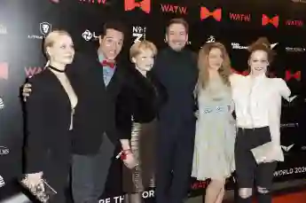 „Sturm der Liebe“-Stars Jenny Löffler, Markus Pfeiffer, Julia Grimpe, Dieter Bach, Lea Wegmann und Jennifer Siemann