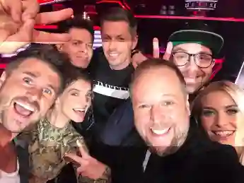 Die „The Voice of Germany“-Coaches Michi Smudo Yvonne Catterfeld Mark Forster Michael Patrick Kelly Lena Gercke Thore Schölermann