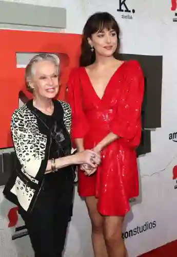 Tippi Hedren und Dakota Johnson