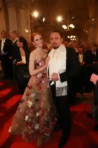 Barbara Meier und ihr Freund Klemens Hallmann beim Wiener Opernball 2018, Let's Dance