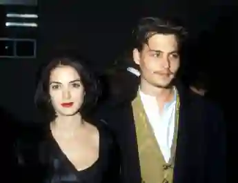 Winona Ryder und Johnny Depp bei der Premiere von Edward mit den Scherenhänden