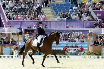 Zara Tindall bei der Olympiade 2012 in London