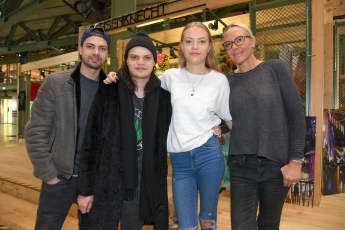 Jimi Blue Ochsenknecht, Wilson Gonzalez Ochsenknecht, Cheyenne Savannah Ochsenknecht und Natascha Ochsenknecht