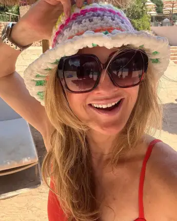 Frauke Ludowig genießt ihren Urlaub auf Mallorca