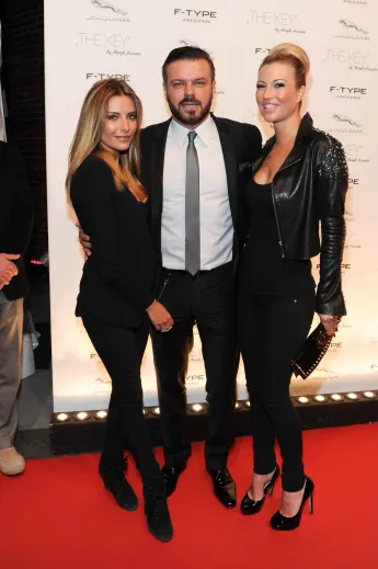 Alain Midzic und seine Frau mit Sophia Thomalla