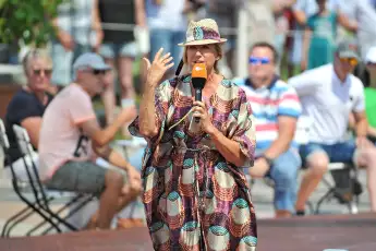 Andrea Kiewel beim „Fernsehgarten“