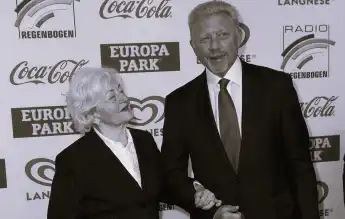 Boris Becker und seine Mutter