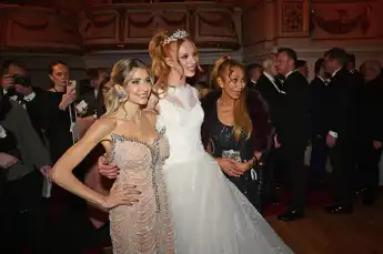 Cathy Hummels und Anna Ermakova semperopernball heiß hot outfit