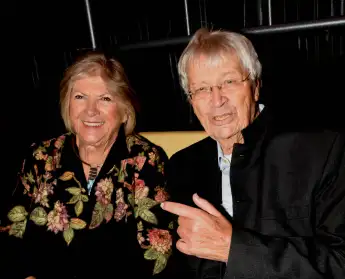 Christine und Gerhard Polt gut gelaunt