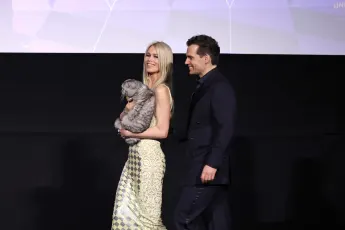 Claudia Schiffer, Katze Chip und Henry Cavill