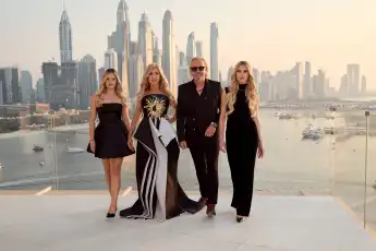 Davina, Carmen, Robert und Shania Geiss