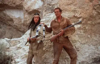 „Der Schuh des Manitu“ Michael Bully Herbig und Christian Tramitz als „Abahachi“ und „Ranger“