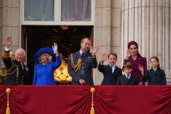 Die britischen Royals palast balkon