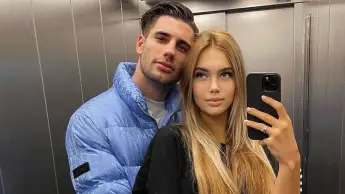 Dominik Szoboszlai und Fanni Gécesk