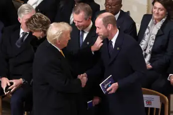 Donald Trump und Prinz William bei der Notre Dame Neueröffnung