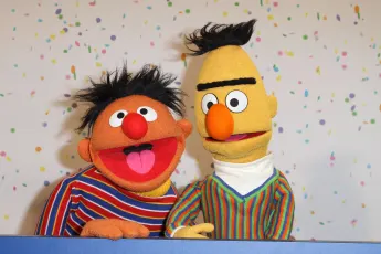 Ernie und Bert aus Sesamstraße