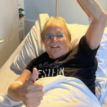 Frank Zander im Krankenhaus