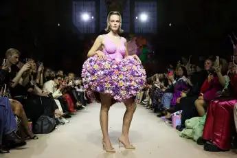 Laura Abla auf der Fashion Week