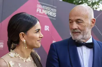 Heiner Lauterbach und seine Frau Viktoria bei der Verleihung des 44. Bayerischen Filmpreises 2022