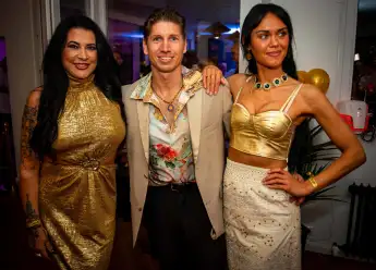Iris Katzenberger, Giovanni Weisheit und Vanessa Neigert in Frankfurt.