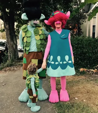 Justin Timberlake, Jessica Biel und Silas an Halloween 2016