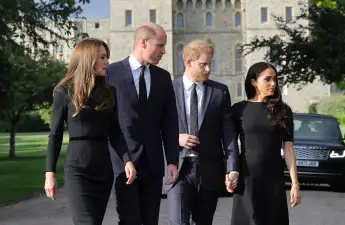 Herzogin Kate, Prinz William, Prinz Harry und Herzogin Meghan