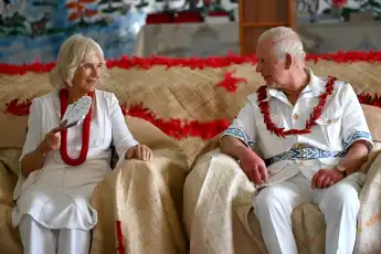 Königin Camilla und König Charles in Samoa