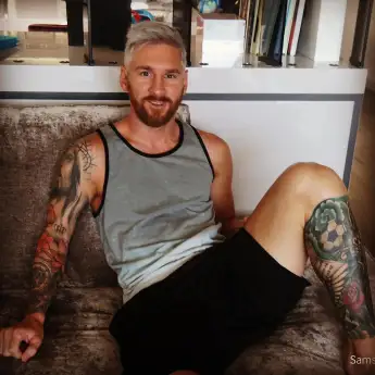 Lionel Messi hat eine neue Haarfarbe