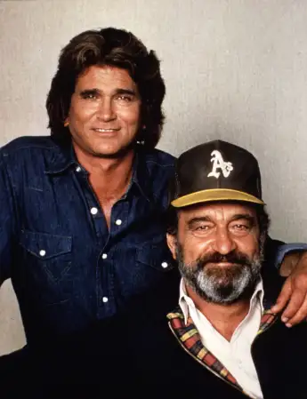 Michael Landon und Victor French in „Ein Engel auf Erden“