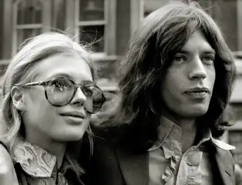 Mick Jagger und Marianne Faithful 1969