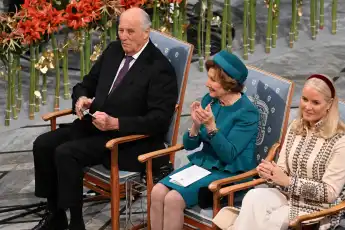 König Harald, Königin Sonja und Prinzessin Mette-Marit.
