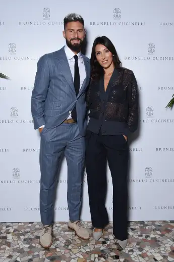 Olivier Giroud und seine Frau Jennifer