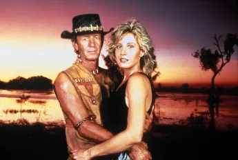 Paul Hogan und Linda Kozlowski 1986