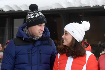 Prinz William und Prinzessin Kate waren in den Alpen Skifahren