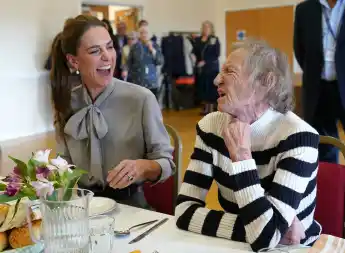 Prinzessin Kate spricht über Hausarbeiten.