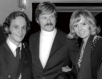 Celebrities New York NY USA Joel Grey Robert Redford and Lola Van Wagenen in late 1970s UPDATE 2