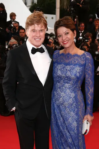 Robert Redford und Sibylle Szaggars