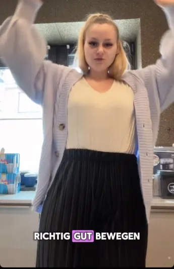 Sarah-Jane Wollny drei Wochen nach ihrer OP